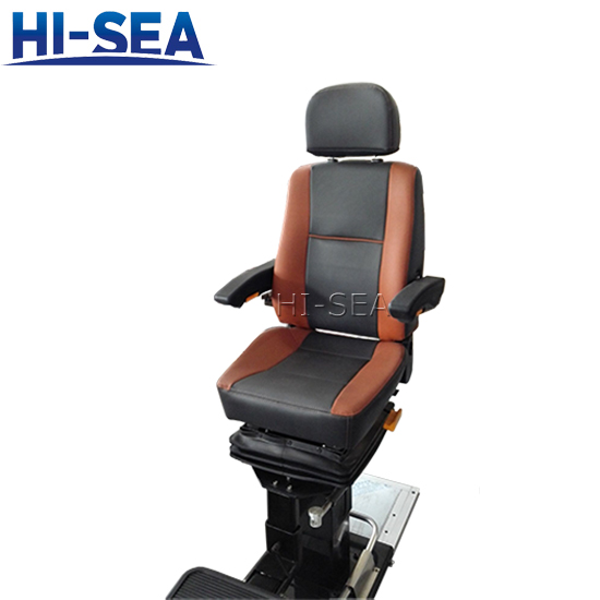 Ergonomic Pilot Chair with Deck Rail